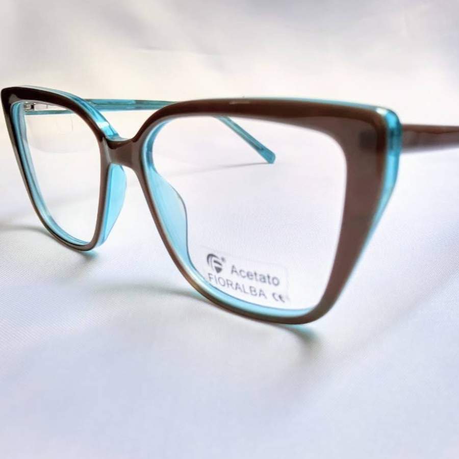 Imagen destacada del producto Montura Oftálmica Fioralba MarrónTurquesa